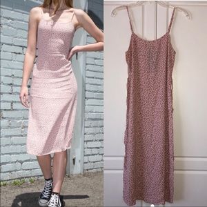 Brandy Melville Pink Floral Dress